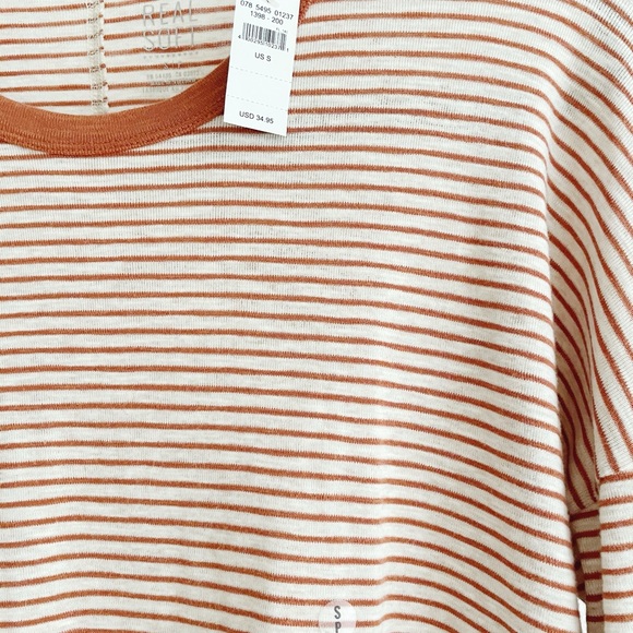 Aerie Real Soft Striped Long Sleeve Tee - Picture 3 of 7